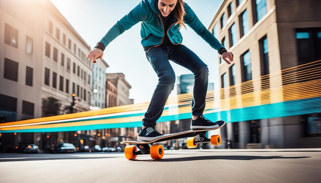 skateboard électrique rapide