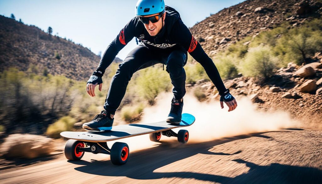 skateboard électrique tout terrain